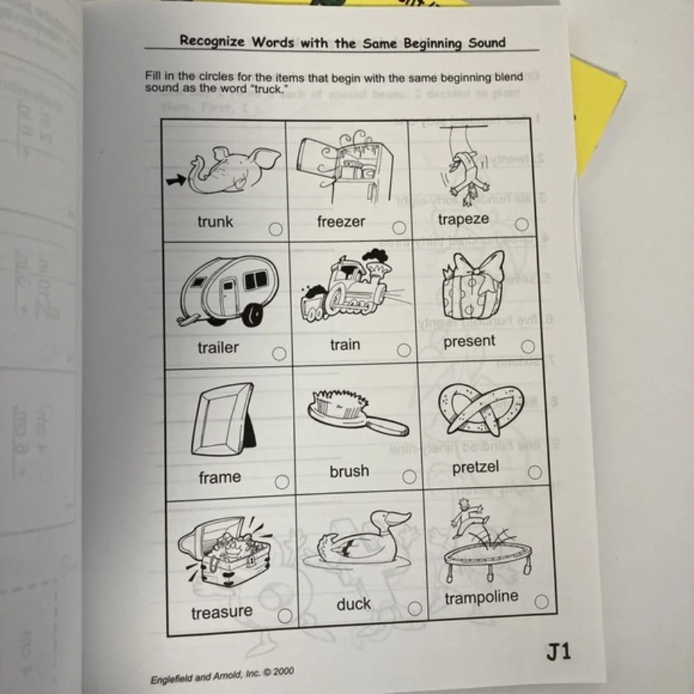 2nd‎ Gr Workbook Homeschool/Tutoring/Classroom RDG/Writing/Math w/Parent Book